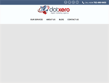 Tablet Screenshot of dotxero.com